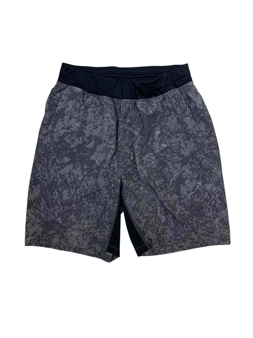 Zella Gray Print Lined Running Shorts Athletic Activewear Men’s Medium